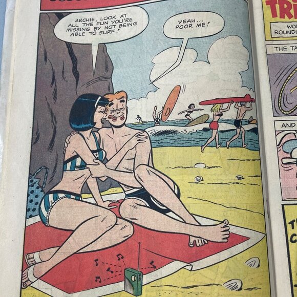 Archie Series Pep #186 October 1965 Comic Book Classic Cover Wear Bagged Boarded - Picture 7 of 9